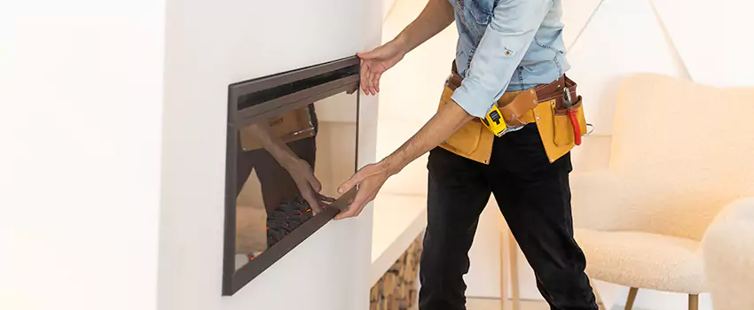 Metal Fireplace Installation in Pampa, Texas