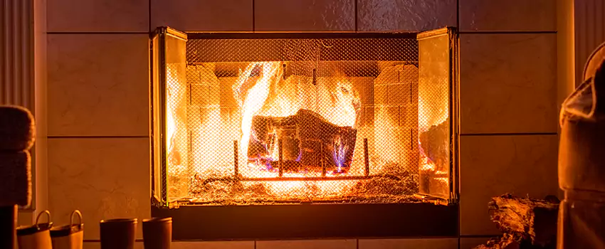 Mendota Hearth Landscape Fireplace Installation in Pampa, Texas