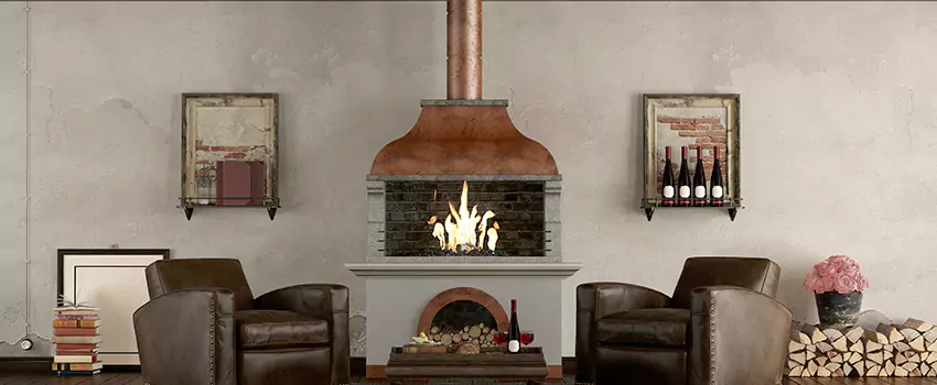 Thelin Hearth Products Providence Pellet Insert Fireplace Installation in Pampa, TX
