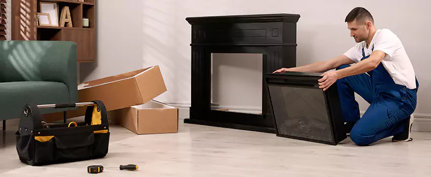 Old Rusted Metal Fireplace Repair And Replacement in Pampa, TX